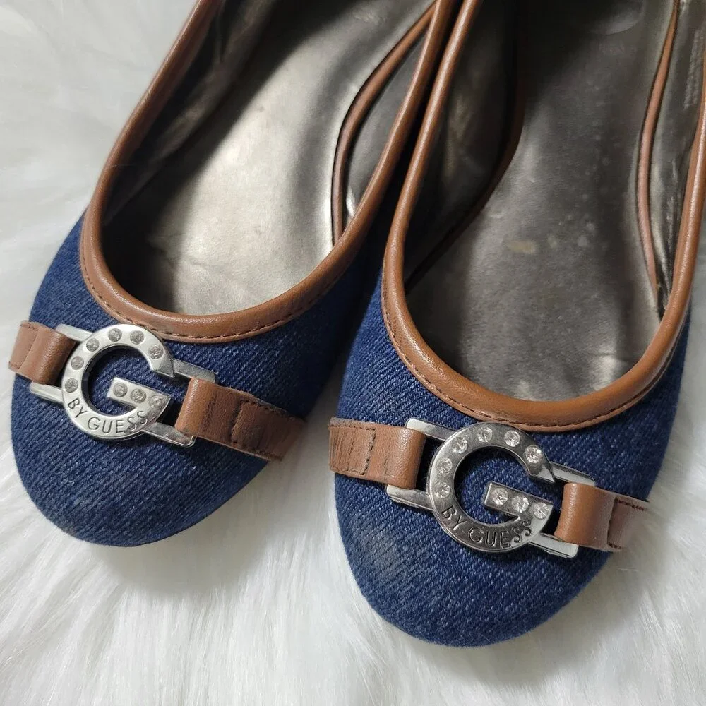 G by Guess Denim Flats